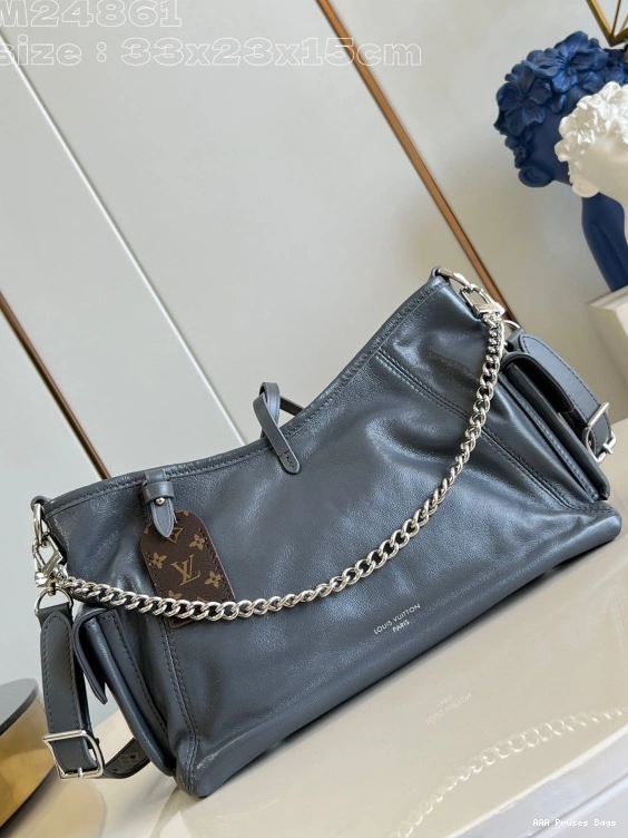 AAA Pruses Bags -33.5 VUITTON CarryAll Cargo 23x15cm LOUIS x 0729